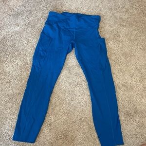 Blue Lululemon Leggings